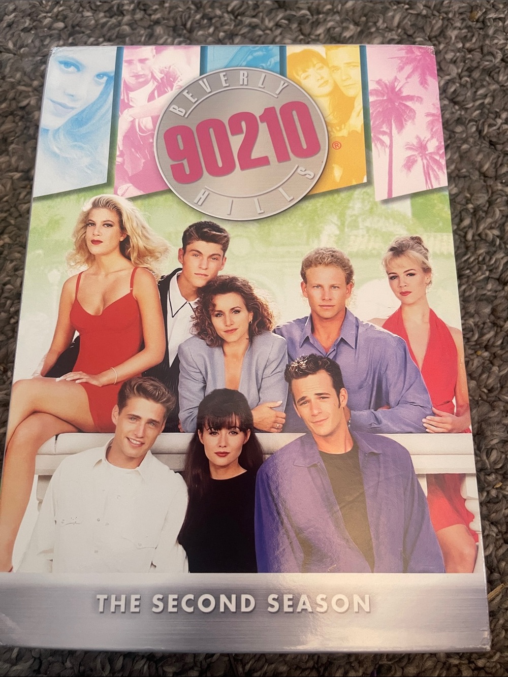 Beverly Hills 90210 The Second Season DVD — Colorful Cast Cover